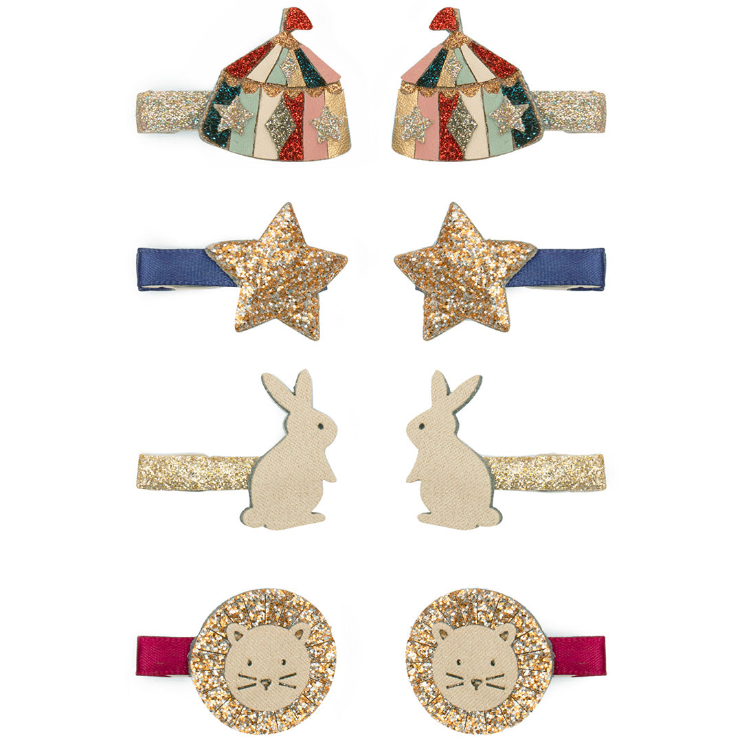 mimi & lula haarclipjes circus - multi - 8st | 172039-23 | 0