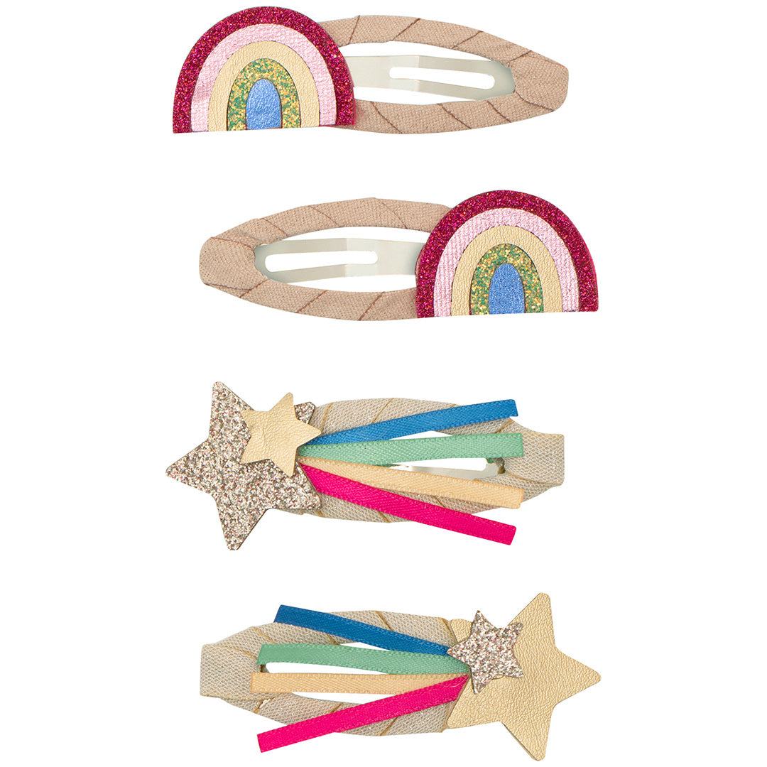 mimi & lula haarspeldjes disco over the rainbow - bright multi - 4st | 172047-38 | 0