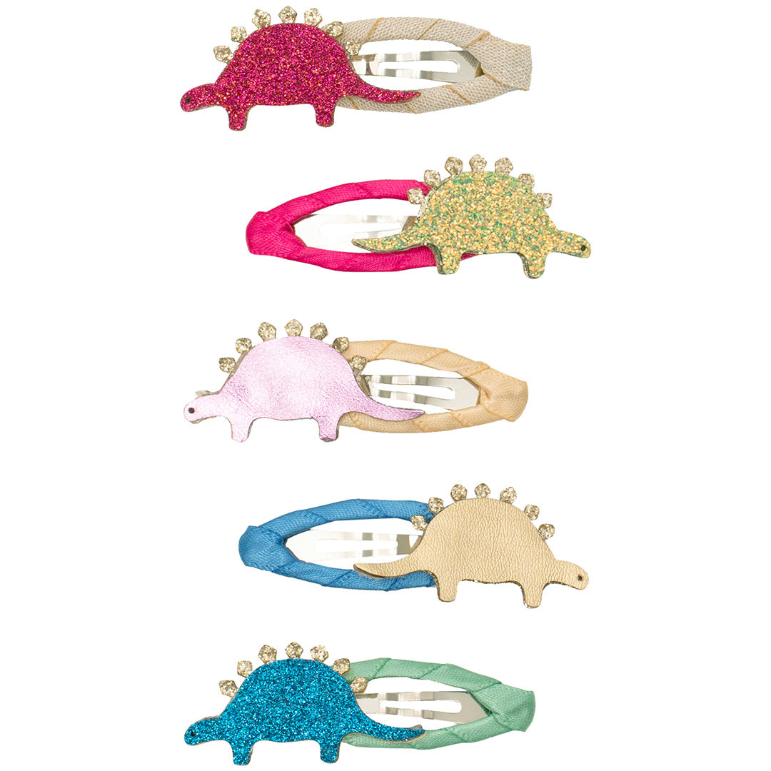 mimi & lula haarspeldjes dino diva - bright multi - 5st | 172056-38 | 0