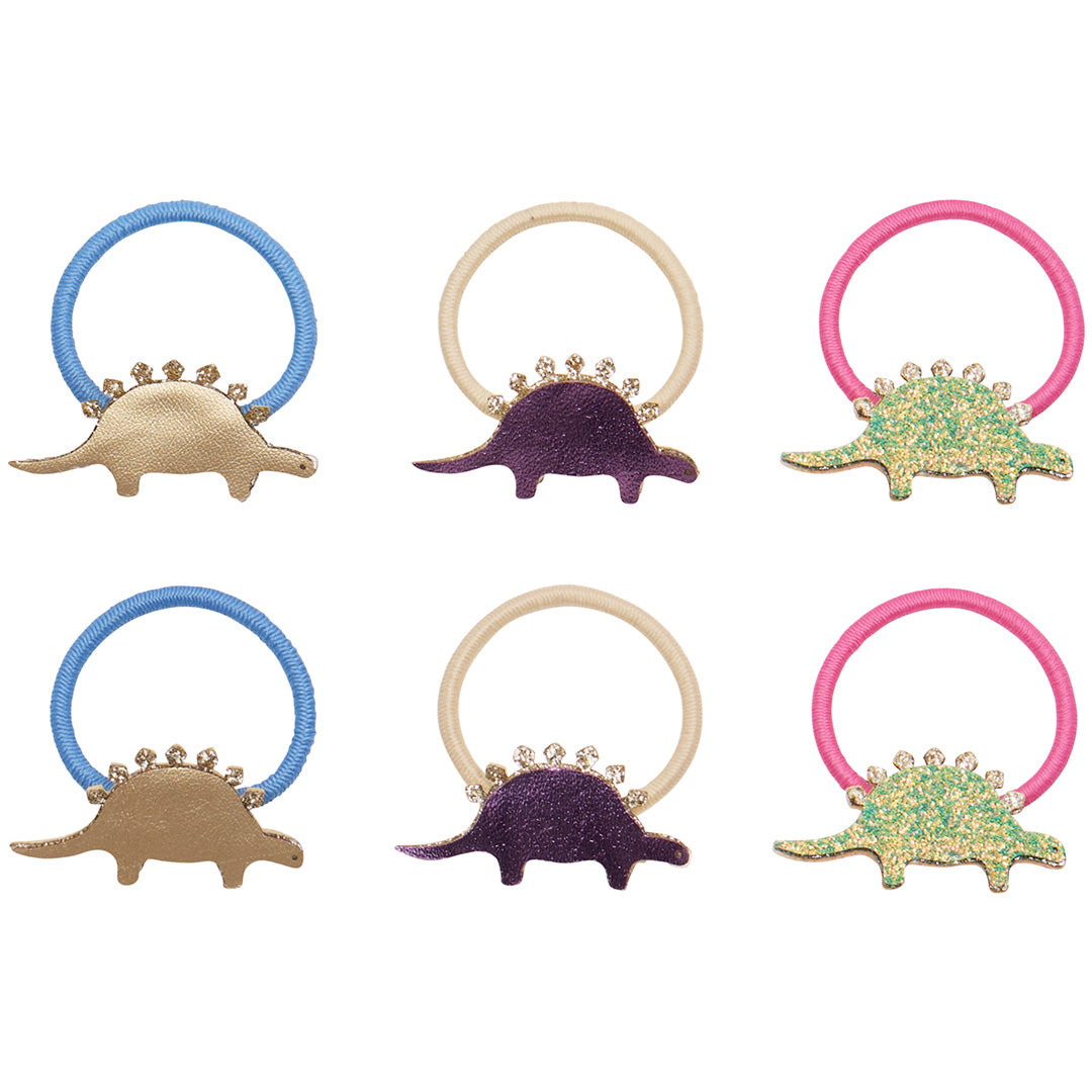 mimi & lula haarelastiekjes dino diva mini - bright multi - 6st | 172057-38 | 0