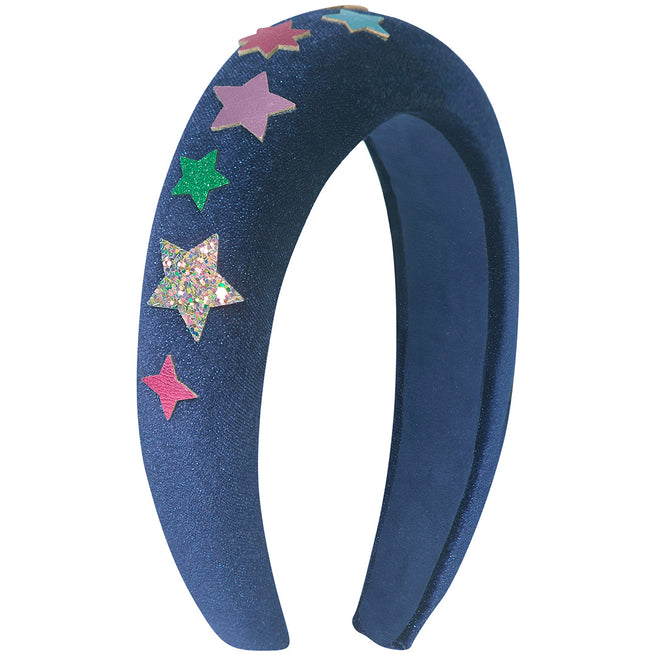 mimi & lula diadeem diadeem alice constellation velvet - navy | 172058-12 | 0