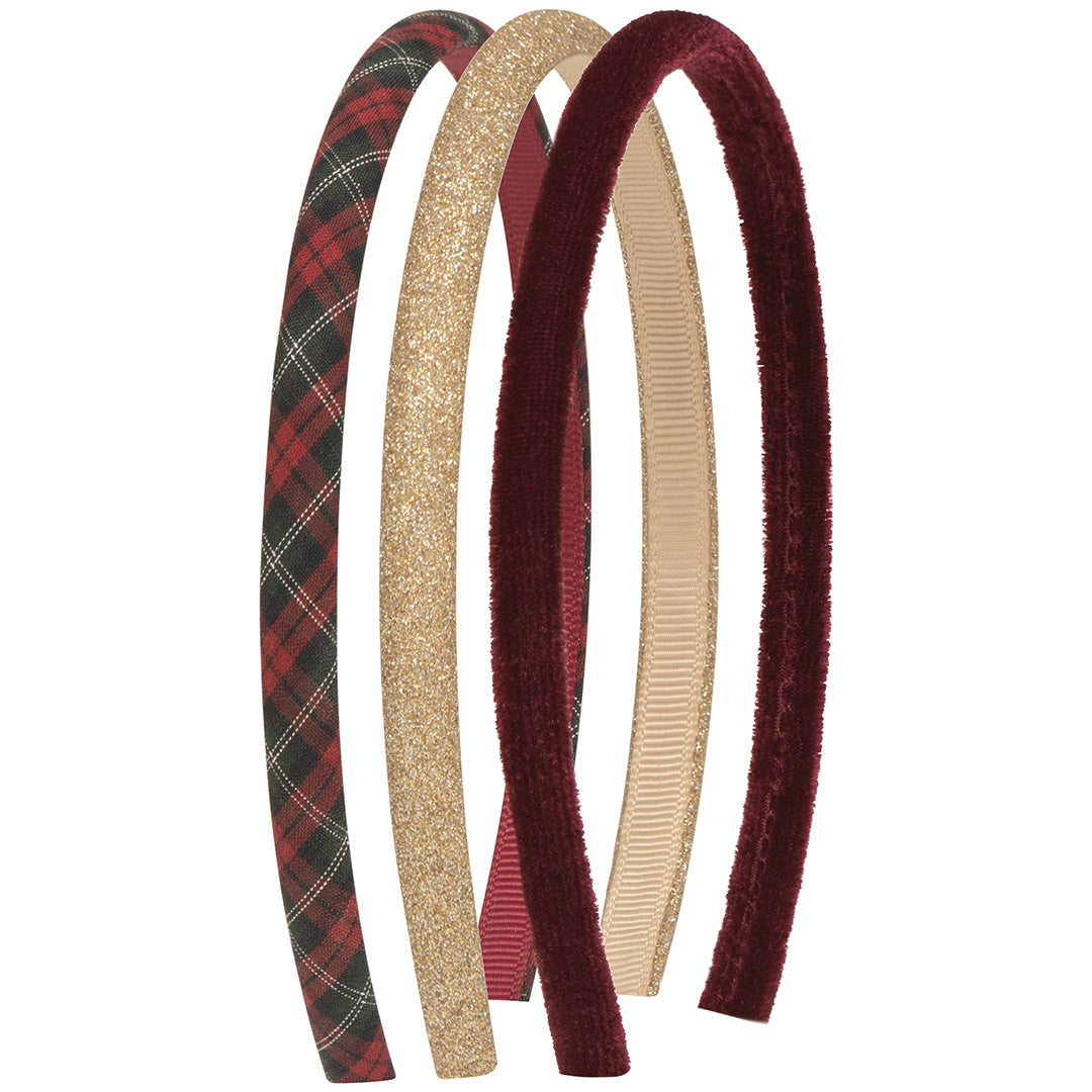 mimi & lula diademen alice tartan - red - 3st | 172077-14| 0