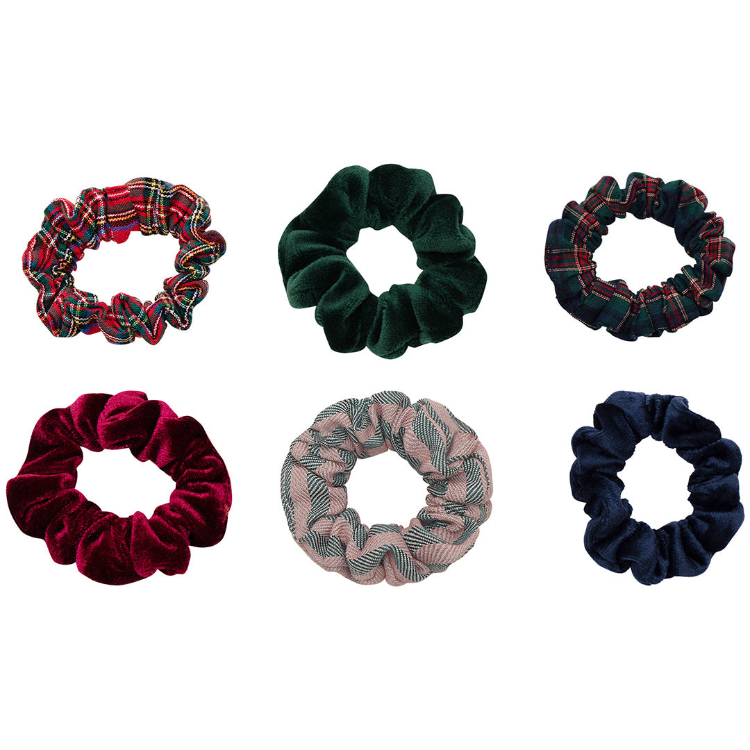 mimi & lula haarelastiekjes scrunchies mixed - multi - 6st | 172081-23 | 0