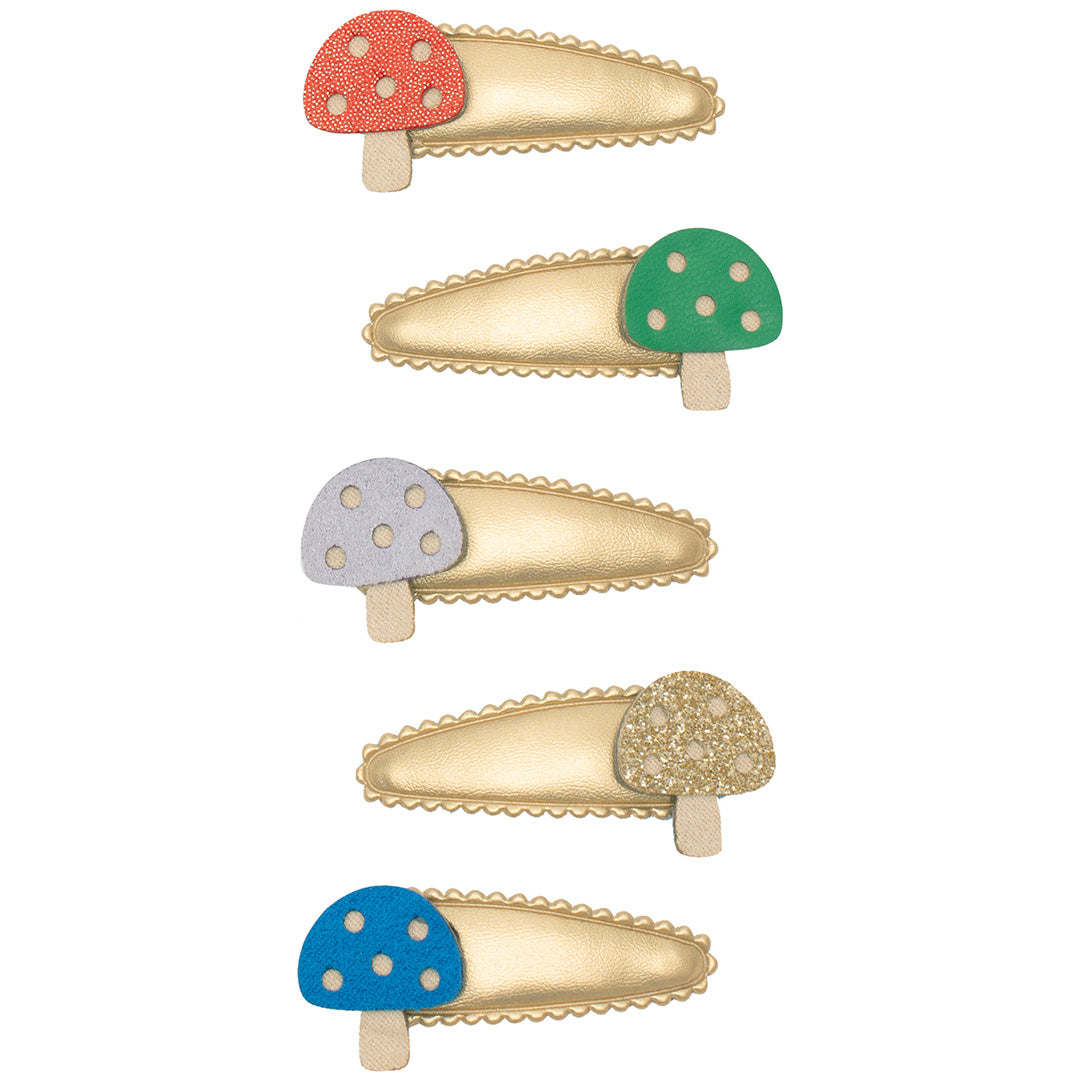 mimi & lula haarclipjes toadstool mabel - multi - 5st | 172084-23 | 0