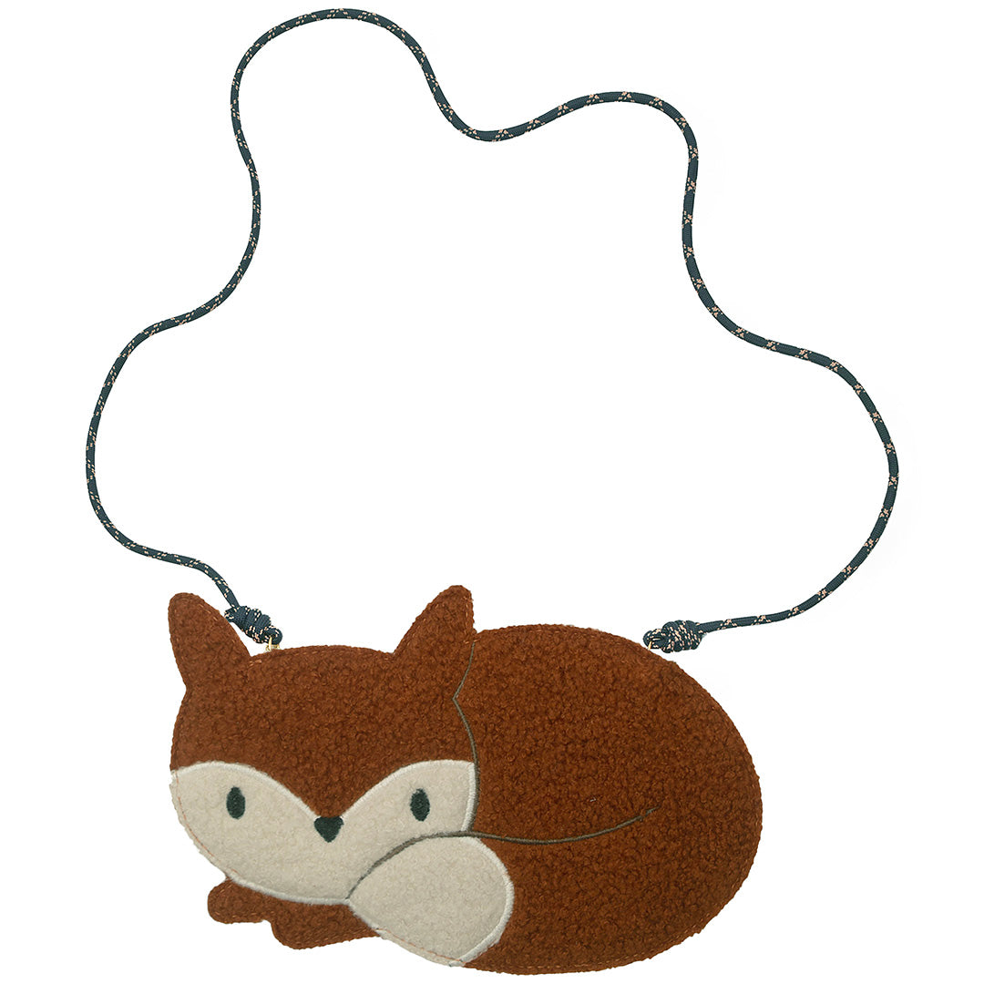 mimi & lula schoudertasje felix fox - brown | 173009-43 | 0