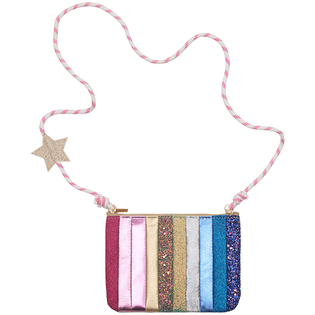 mimi & lula schoudertasje dancing queen stripe - bright multi | 173019-38 | 0