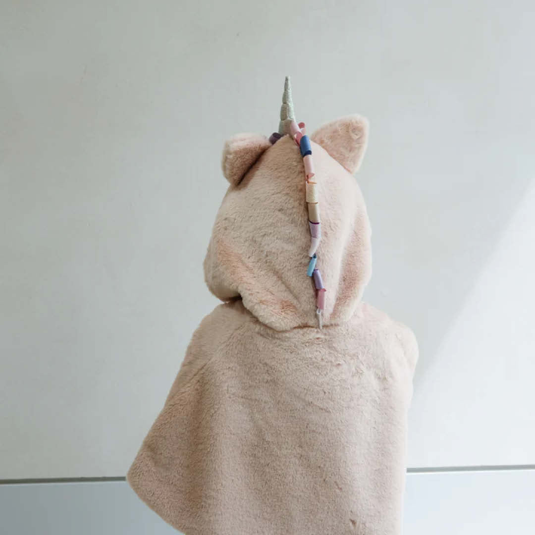 mimi & lula verkleedcape eenhoorn - beige | 175003-61 | 3
