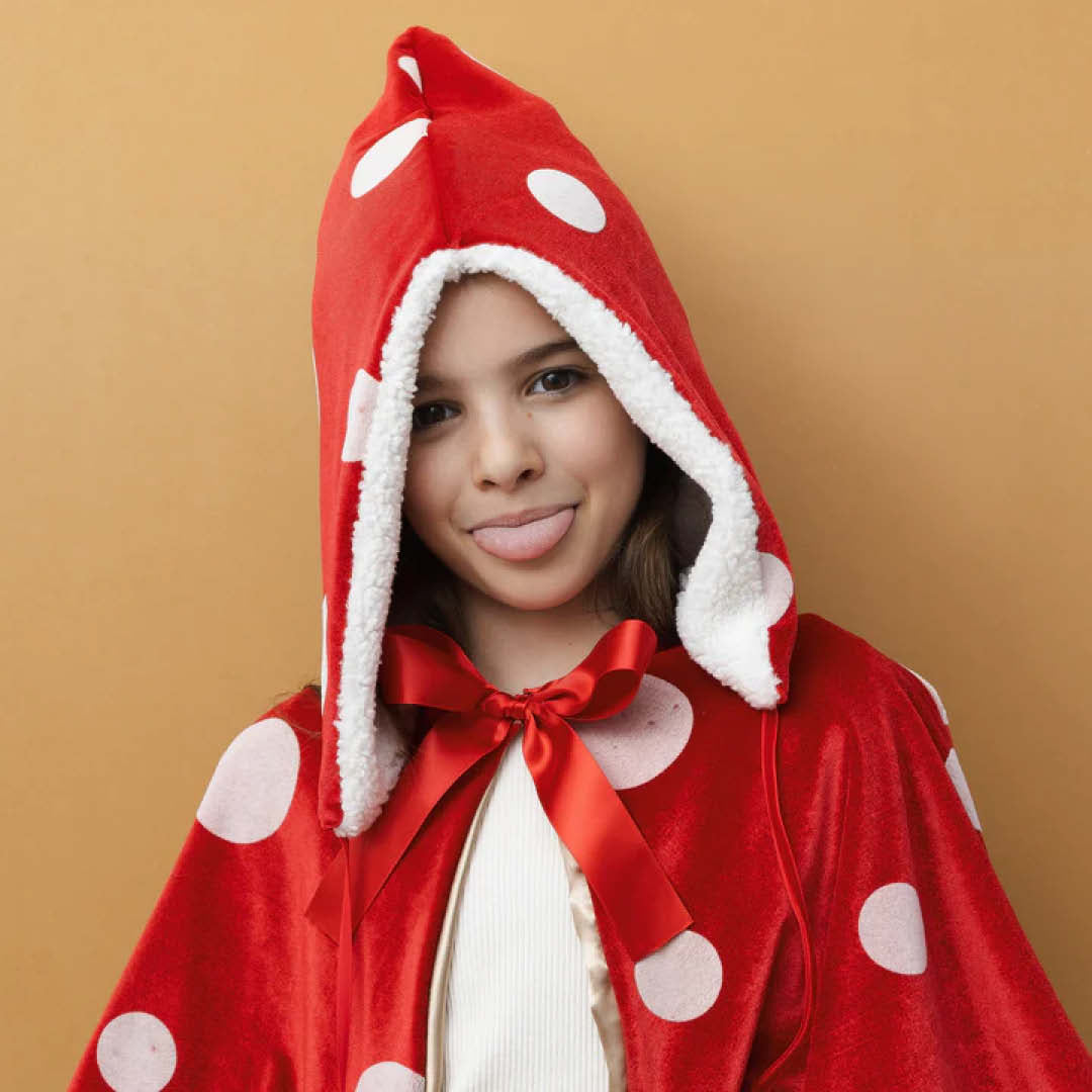 mimi & lula verkleedset paddenstoel - rood | 175004-14 | 3