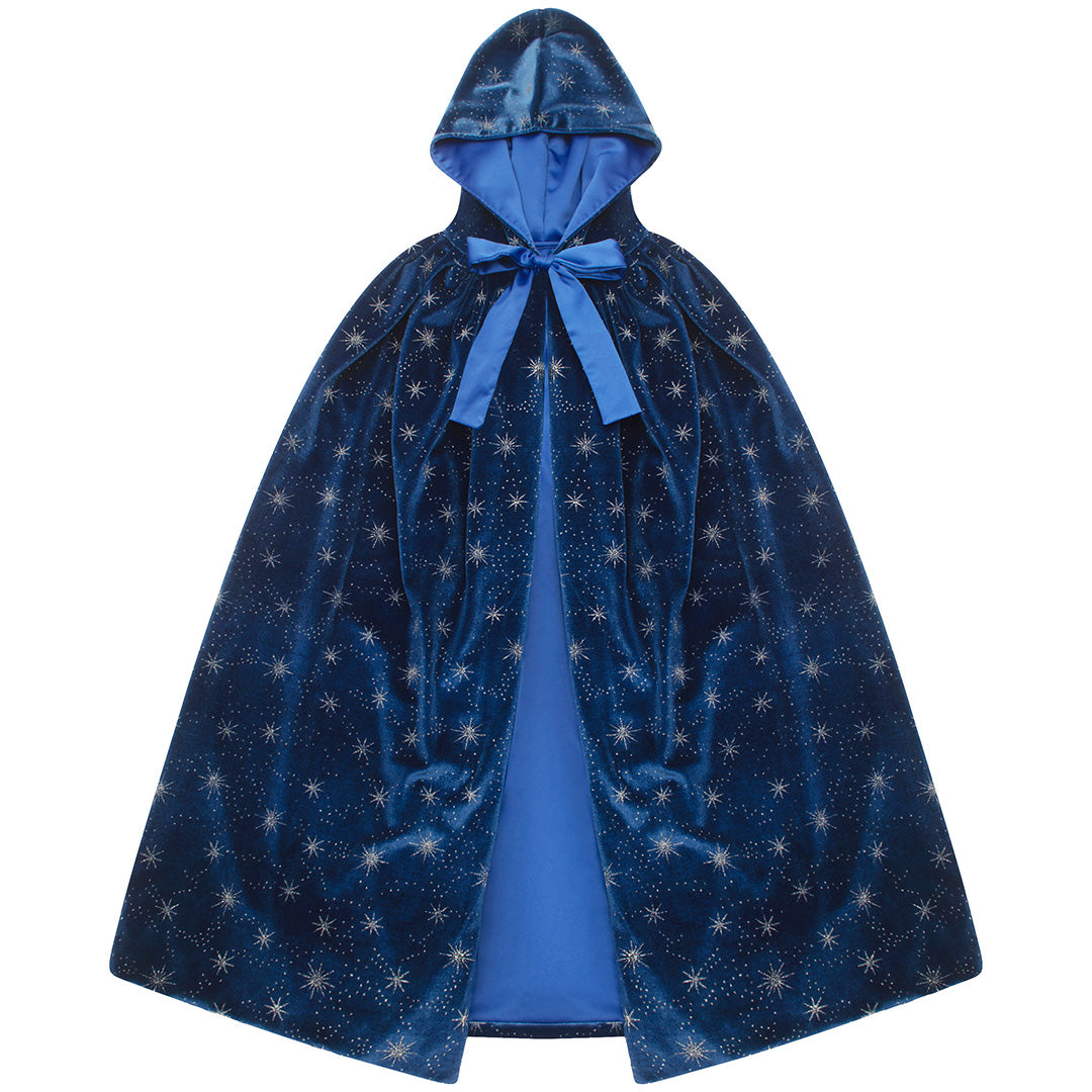 mimi & lula verkleedcape ice queen velvet - blue | 175005-10 | 0