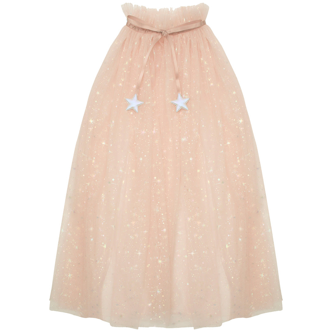mimi & lula verkleedcape shimmer princess tulle - pink | 175010-04 | 0