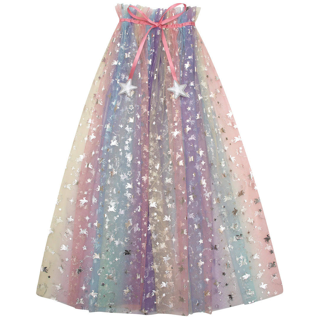 mimi & lula verkleedcape unicorn ombre - multi | 175024-23 | 0