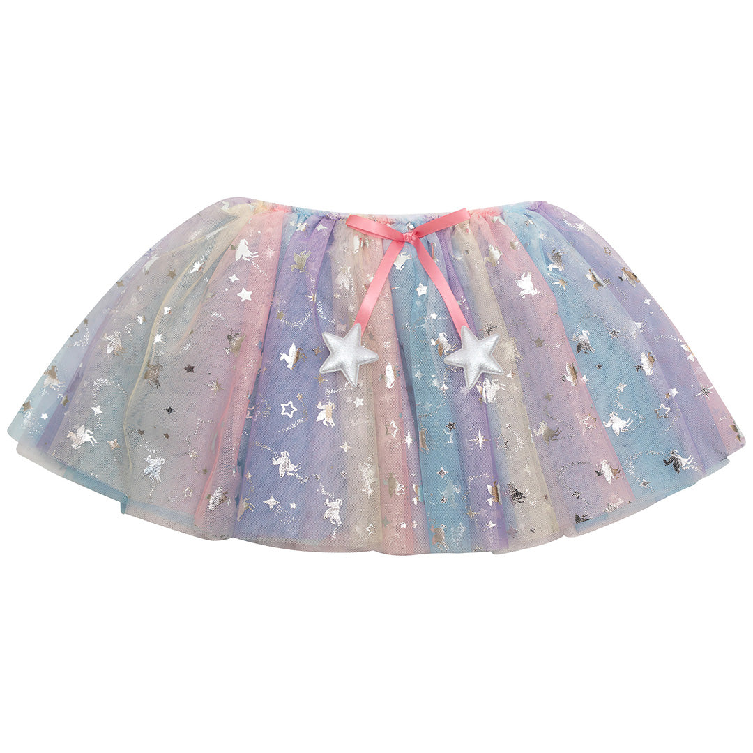 mimi & lula verkleedrok unicorn ombre - multi | 175025-23 | 0