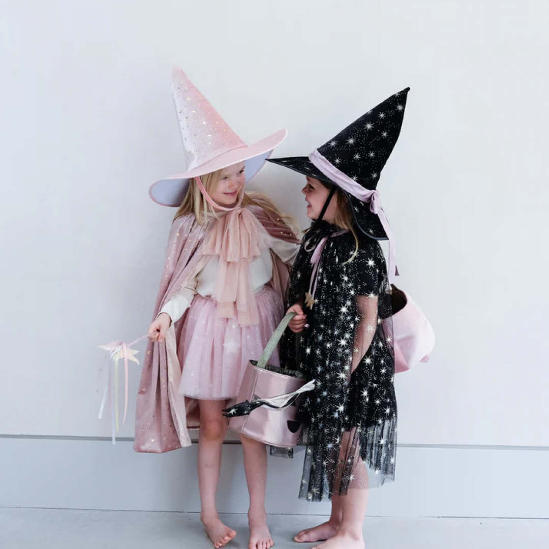 mimi & lula toverhoed glinda bow witch - pink | 175033-04 | 2