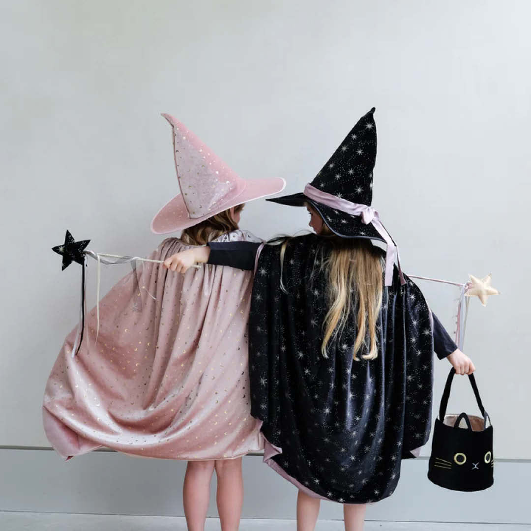 mimi & lula verkleedcape glinda bow witch - pink | 175034-04 | 3