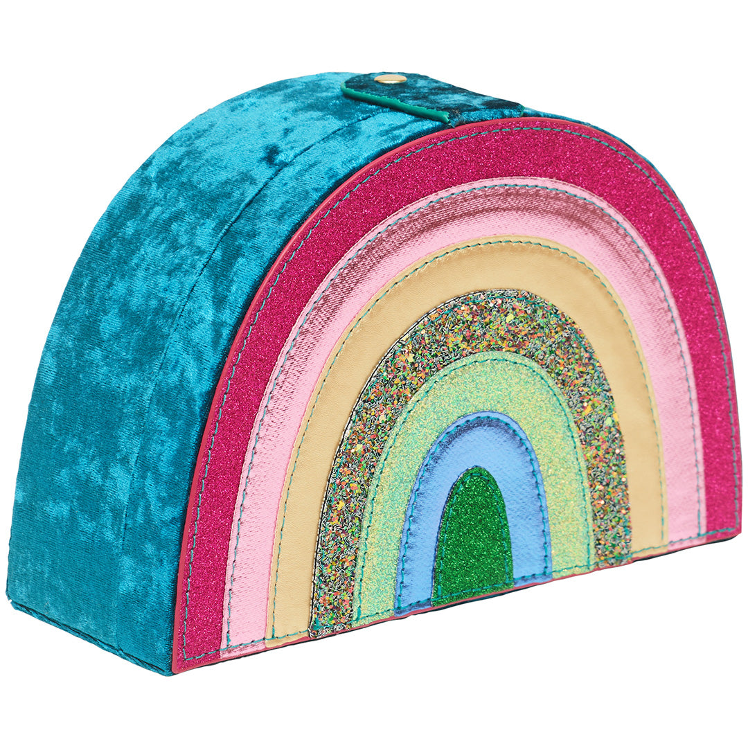 mimi & lula sieradendoosje rainbow - teal multi | 177003-35 | 0