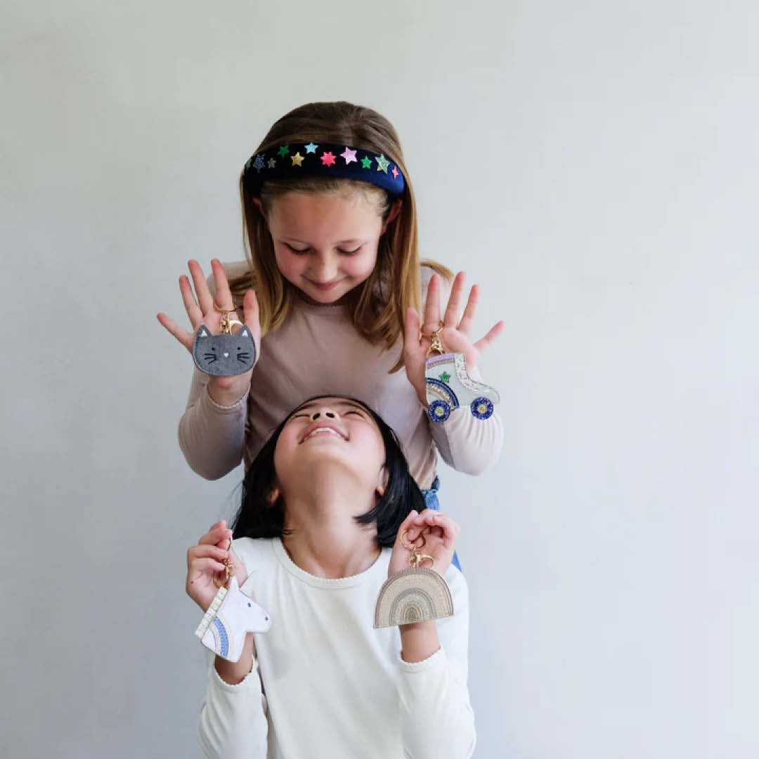 mimi & lula sleutelhanger rollerskate - multi | 177010-23 | 3