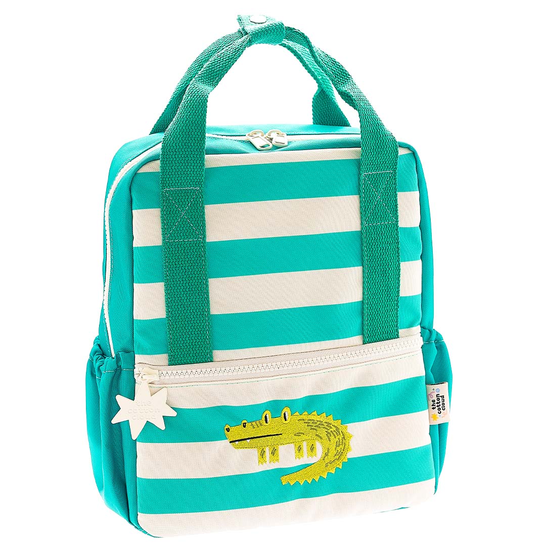 the cotton cloud kleuterrugzak croc rock - 29 cm | TTC-BACK-CROC | 