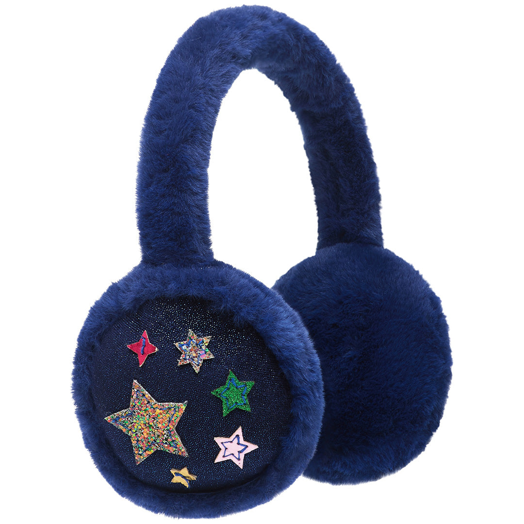 mimi & lula oorwarmers night sky - navy | 179003-12 | 0