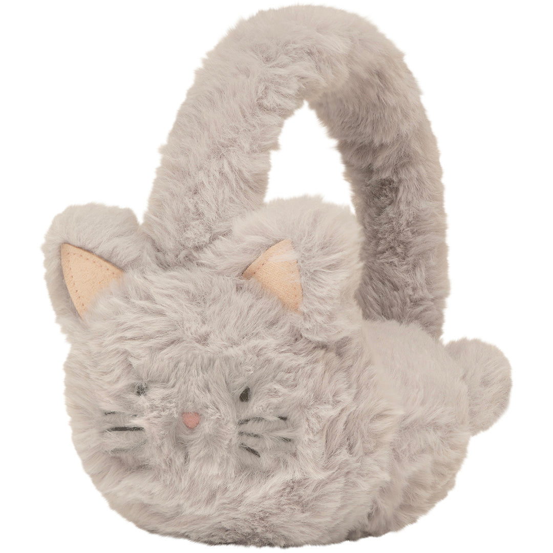  mimi & lula oorwarmers kitty cat - grey | 179004-07 | 0