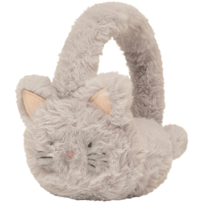  mimi & lula oorwarmers kitty cat - grey | 179004-07 | 0