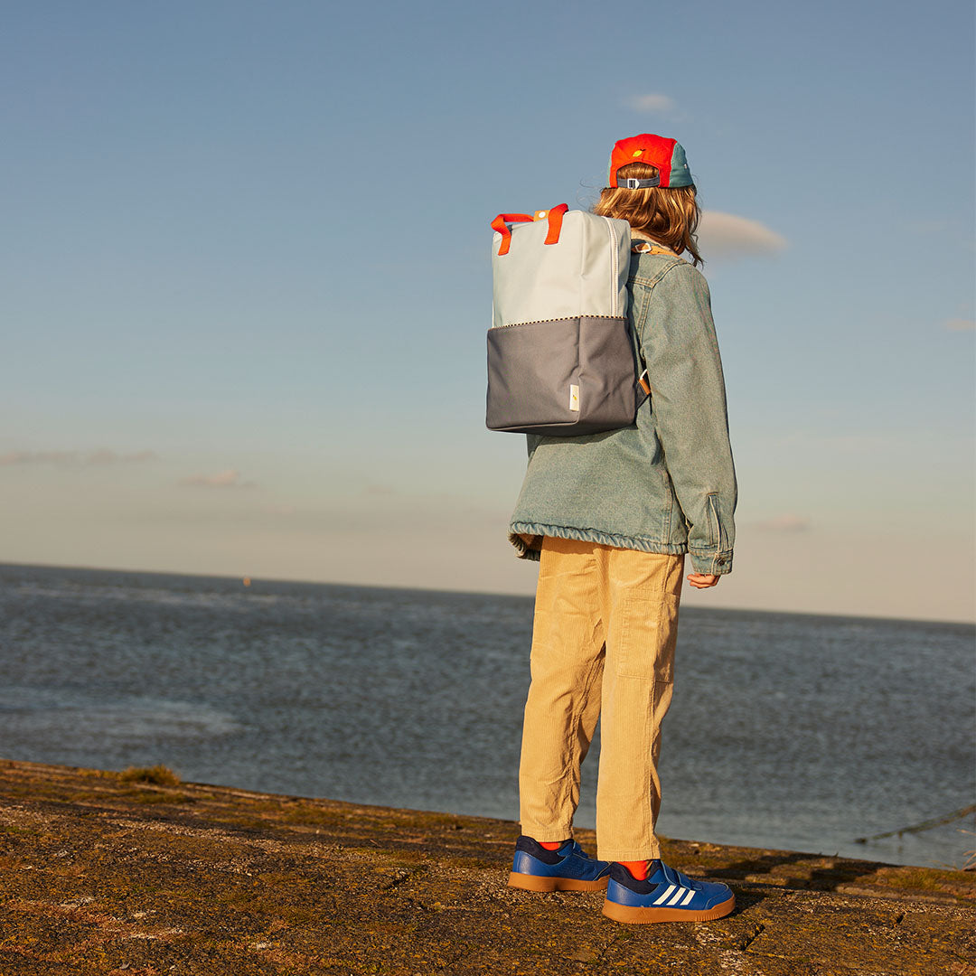 sticky lemon rugzak colourblocking - zissou blue - blue whale - 38