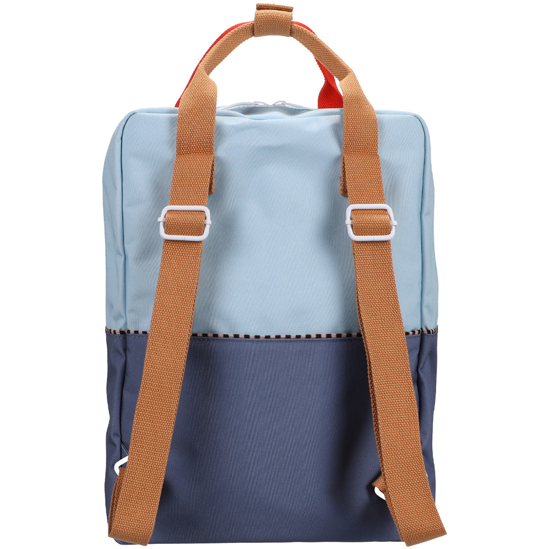 sticky lemon rugzak colourblocking - zissou blue - blue whale - 38