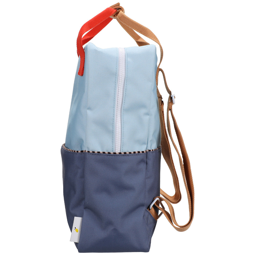 sticky lemon rugzak colourblocking - zissou blue - blue whale - 38