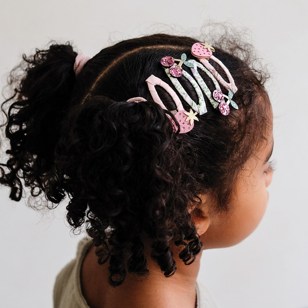 mimi & lula haarclipjes summer fruit clic clacs - 4 st | 182039-23 | 2