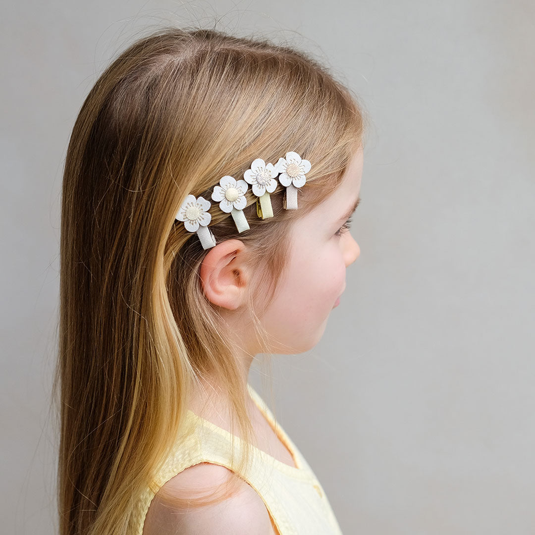 mimi & lula haarclipjes blossom mini - neutral - 8st | 182101-22 | 2