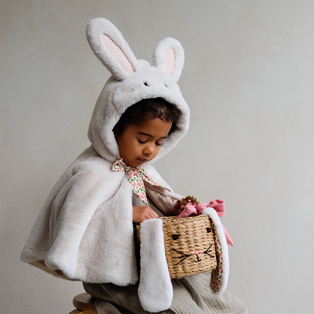 mimi & lula verkleedcape konijn - cream |  185001-32 | 2