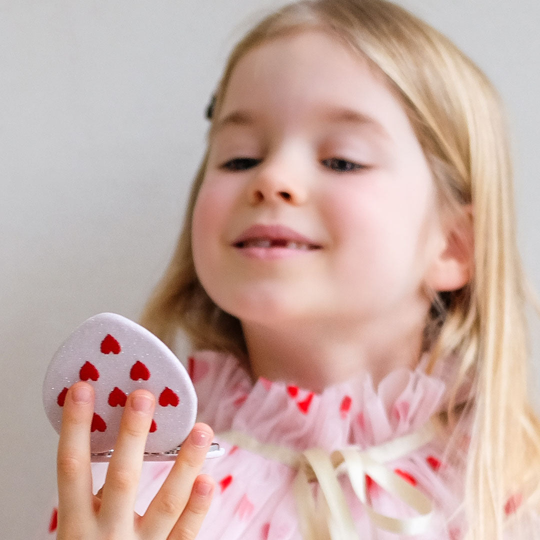 mimi & lula zakspiegel heart - pink multi | 187001-27 | 2