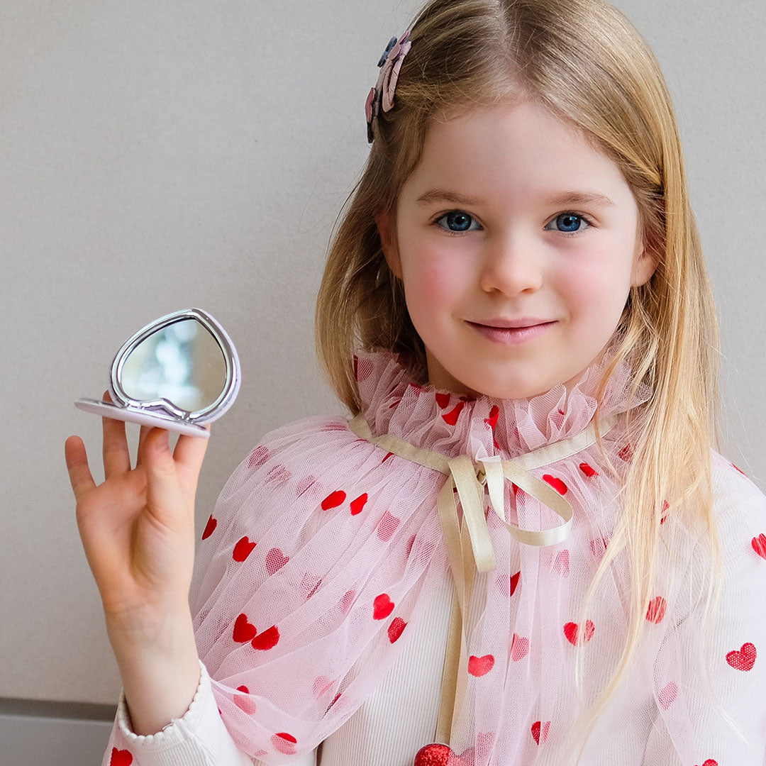 mimi & lula zakspiegel heart - pink multi | 187001-27 | 3