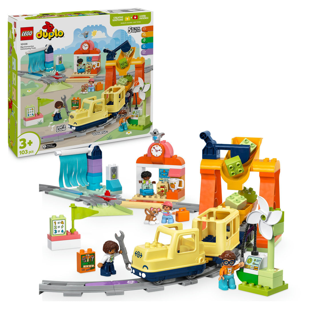 LEGO DUPLO stad grote interactieve buurttrein set