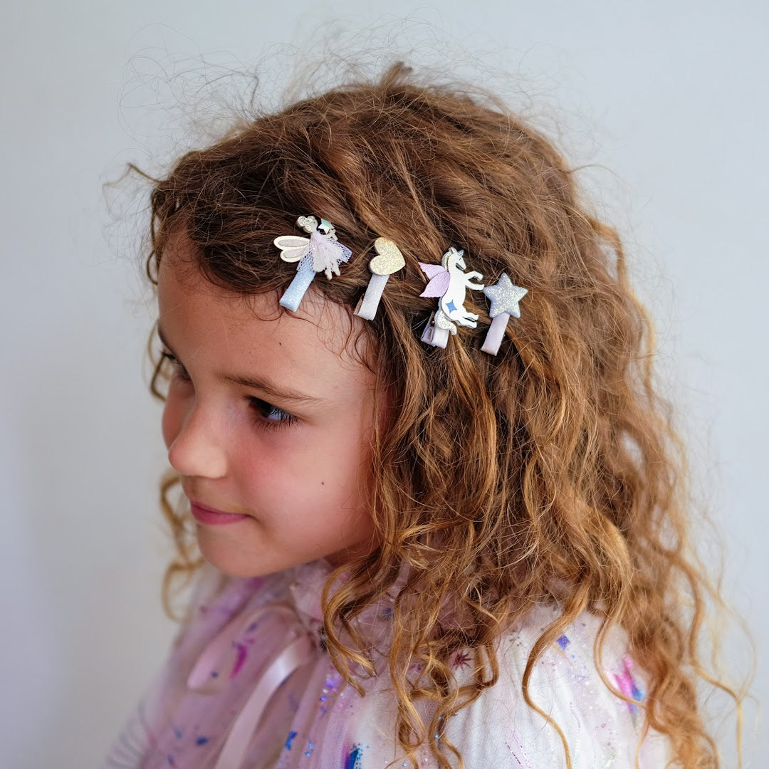 mimi & lula haarclipjes dreamy fairy  - 8st