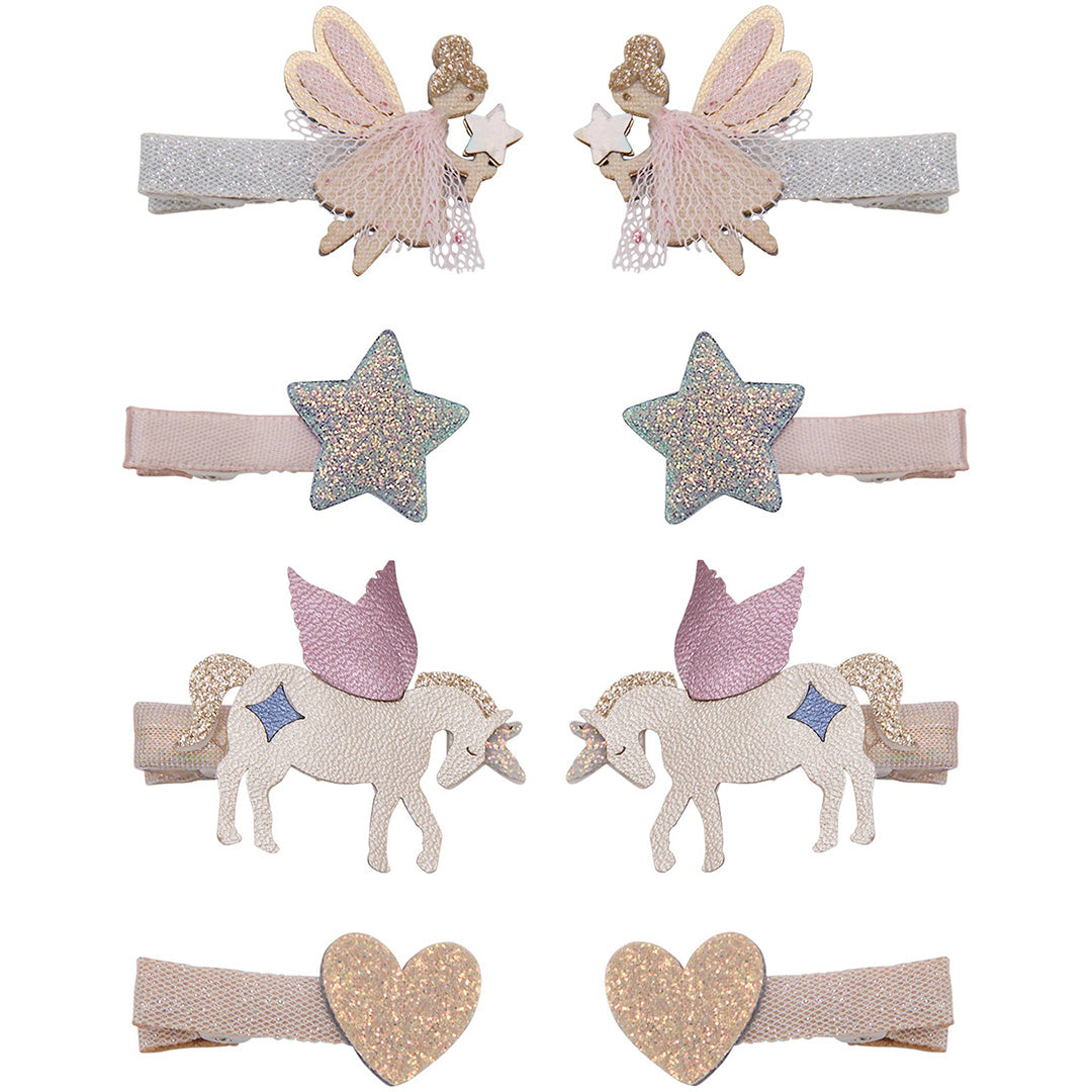 mimi & lula haarclipjes dreamy fairy  - 8st