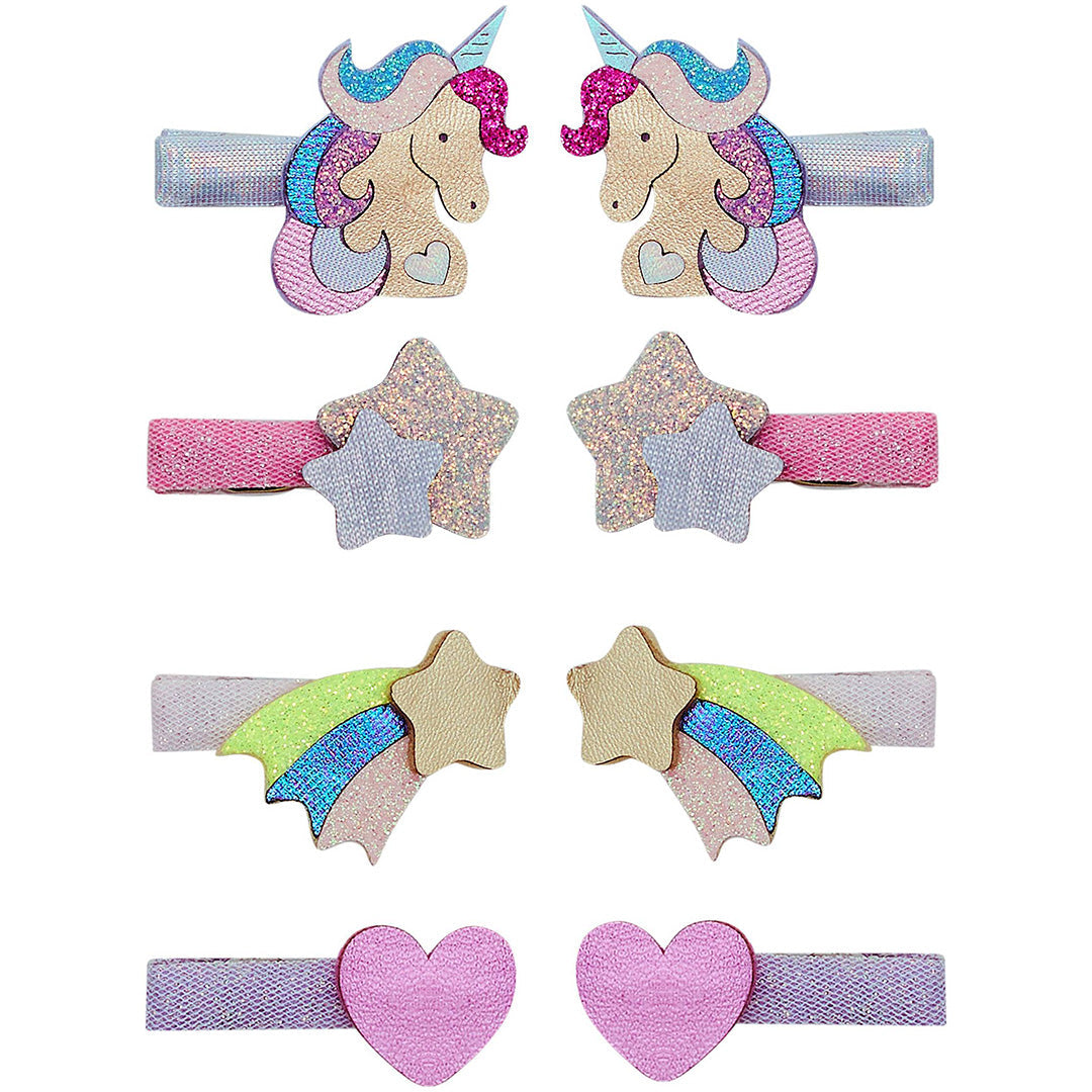 mimi & lula haarclipjes unicornland - 8st