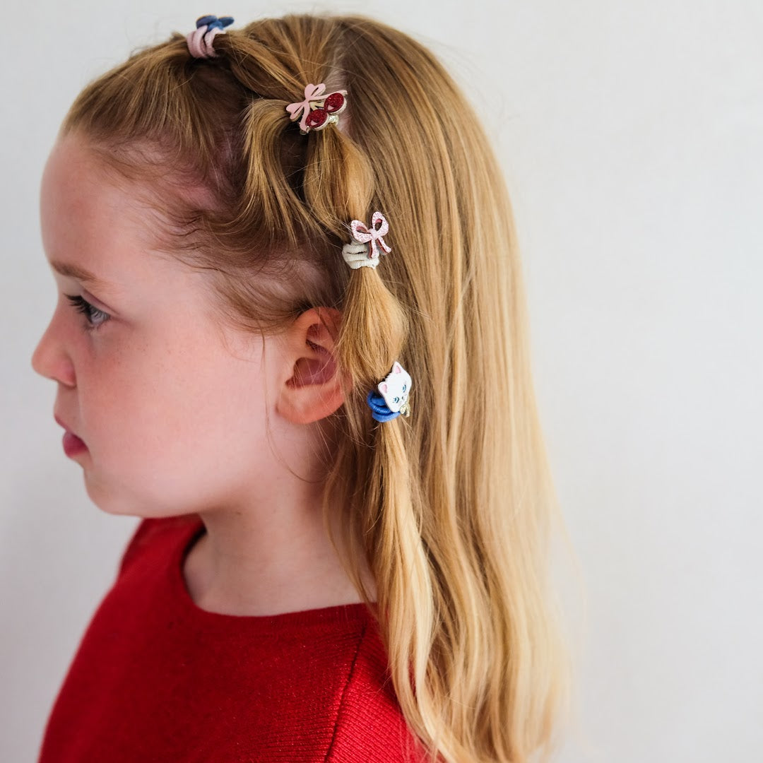 mimi & lula haarelastiekjes mini - kittybow - 8st