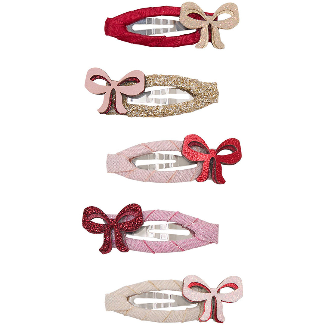 mimi & lula haarclipjes mini cutesy bow - 5st