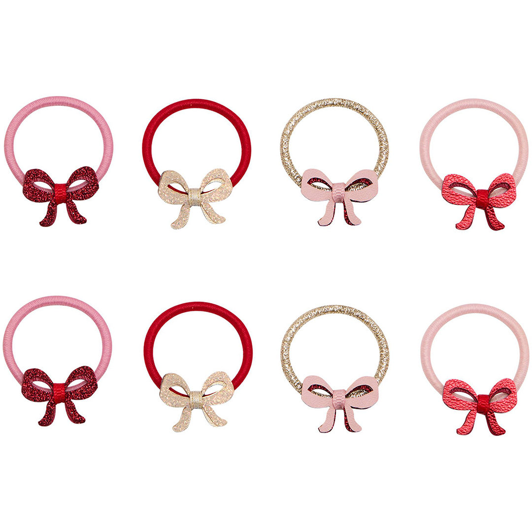 mimi & lula haarelastiekjes mini - cutesy bow - 8st