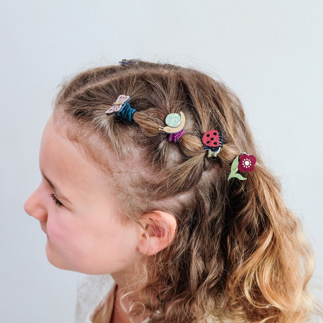 mimi & lula haarelastiekjes mini - winter mini beasts - 8st