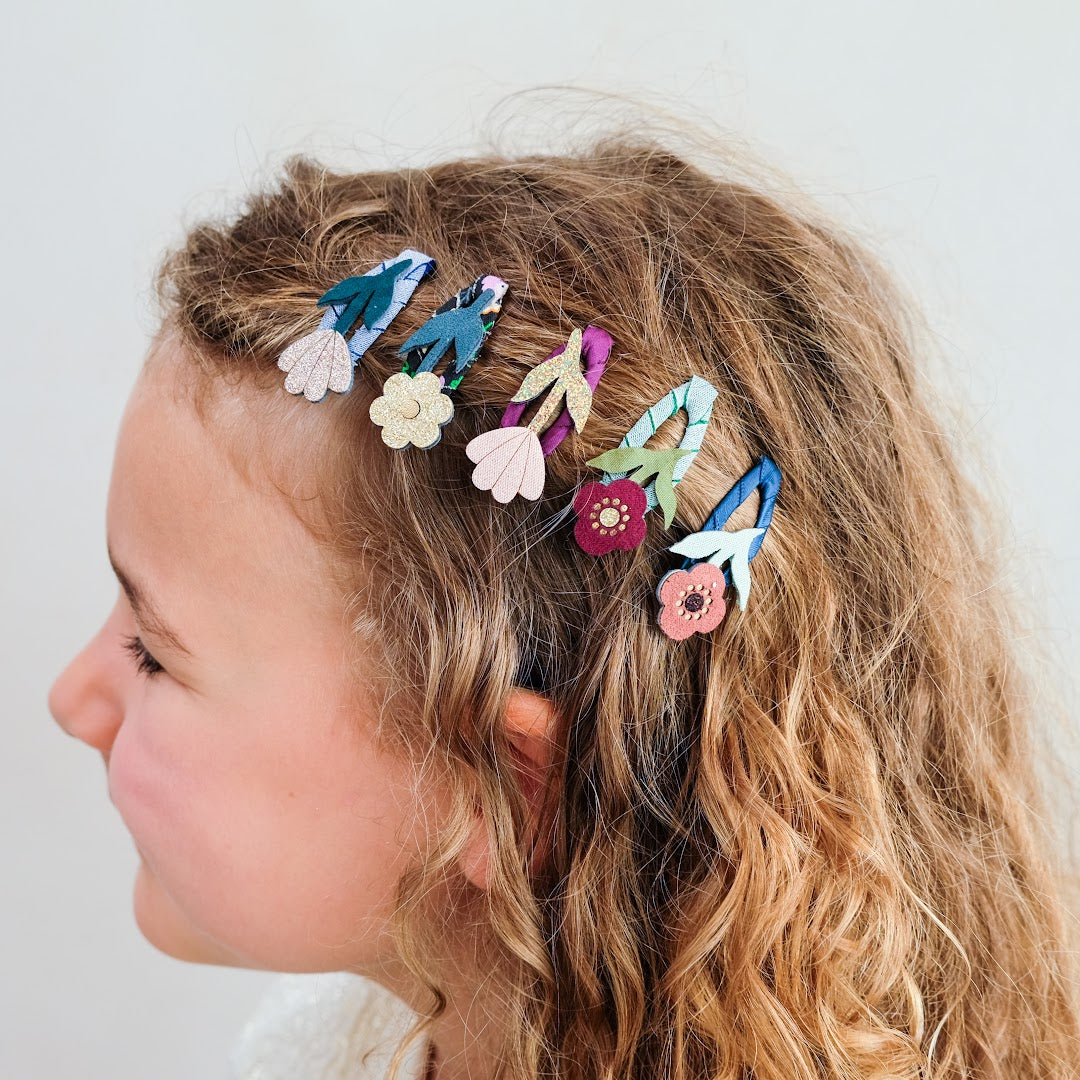mimi & lula haarclipjes mini autumn bouquet - 5st