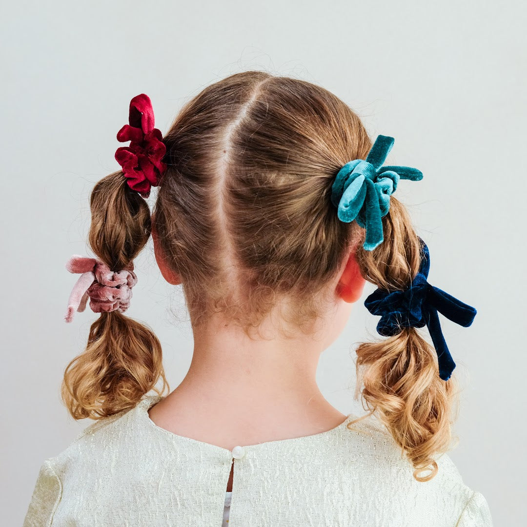 mimi & lula haarelastieken blackberry scrunchies - 4st