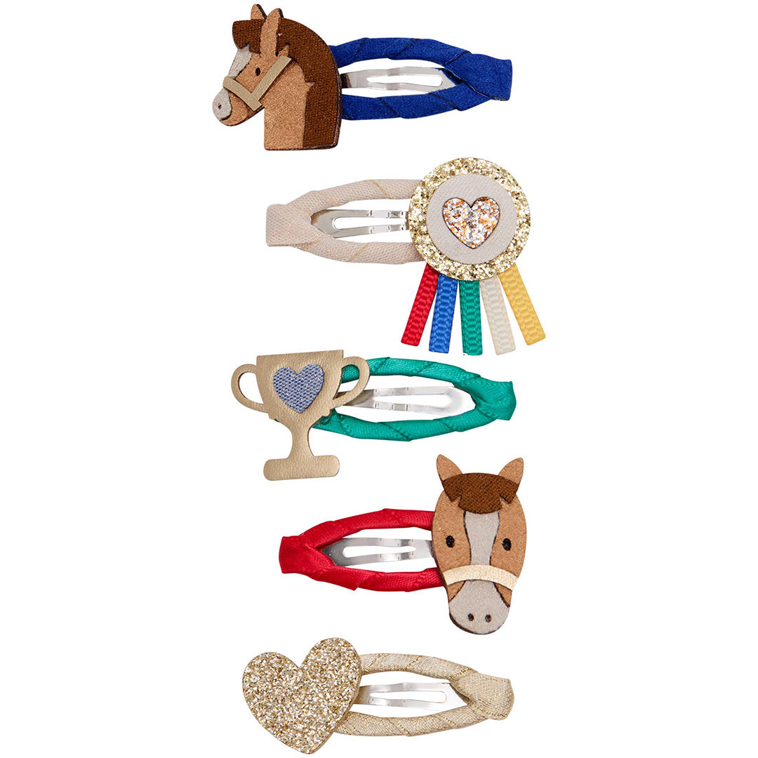 mimi & lula haarclipjes mini show pony - 5st