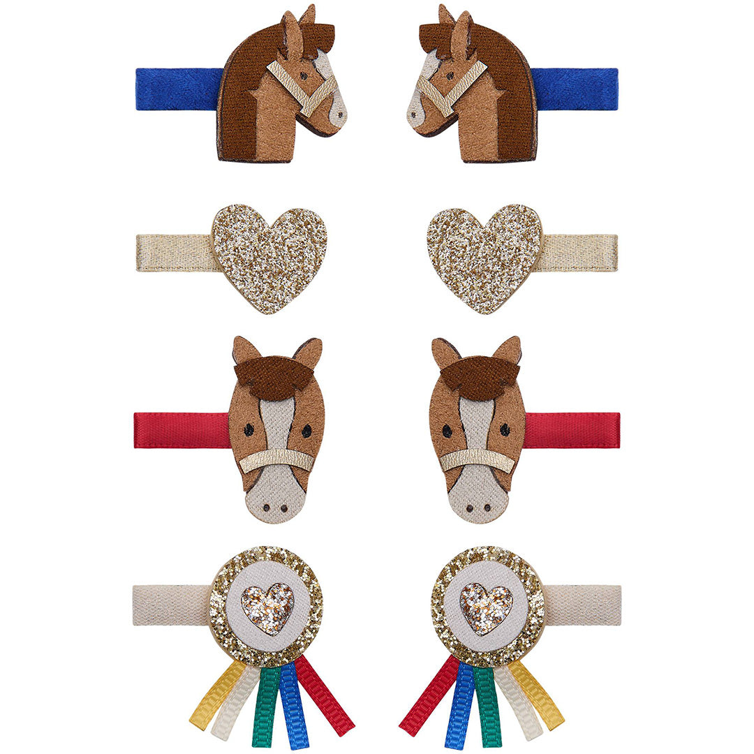 mimi & lula haarclipjes show pony - 8st