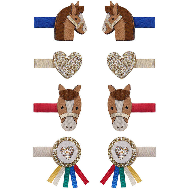 mimi & lula haarclipjes show pony - 8st