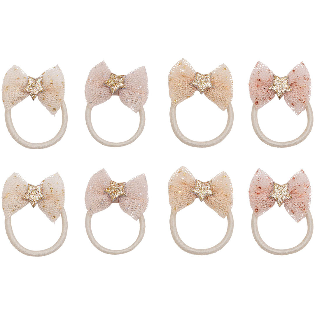 mimi & lula haarelastiekjes mini - tutu bow - 8st