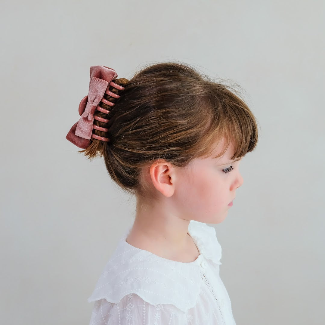 mimi & lula haarclip velvet bow