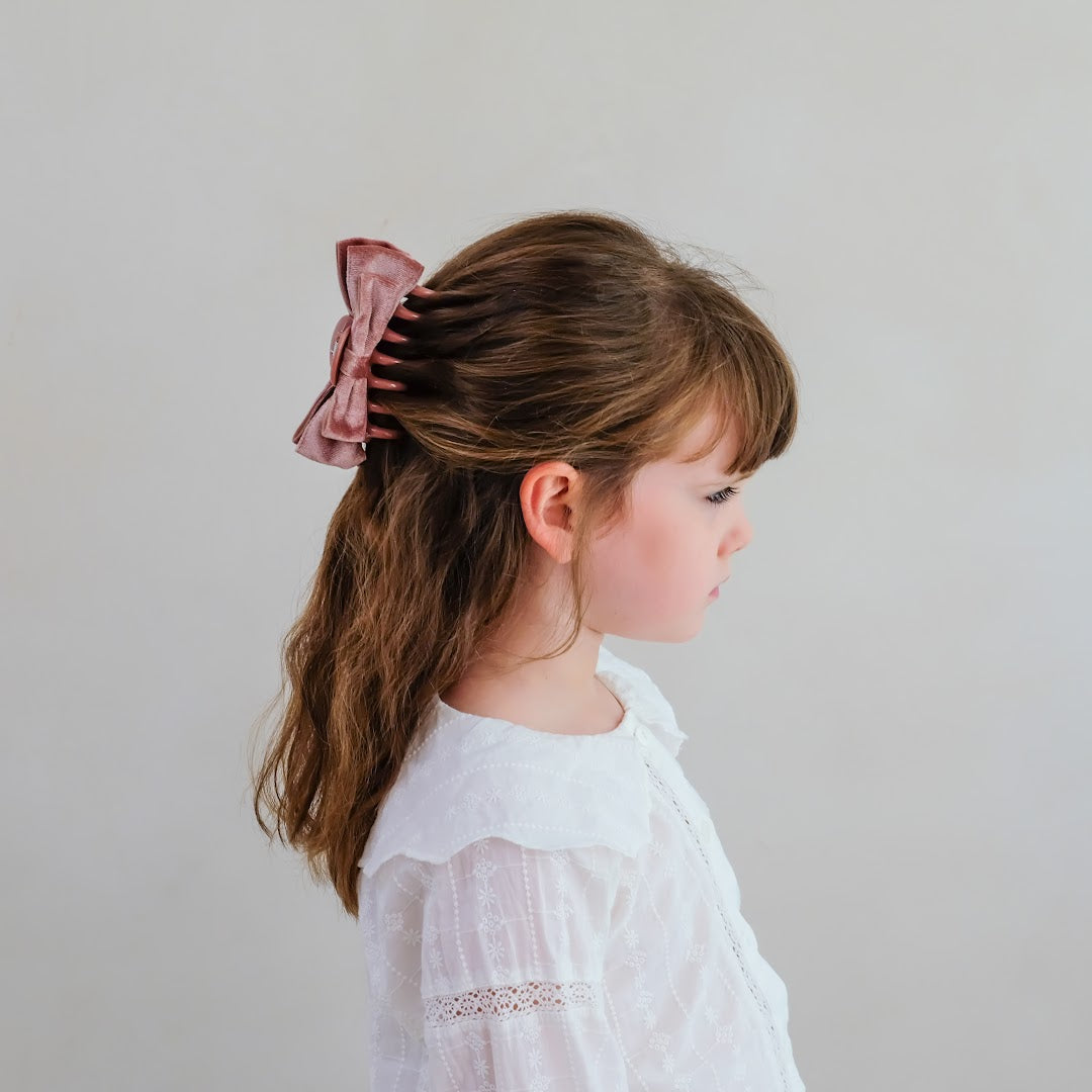 mimi & lula haarclip velvet bow