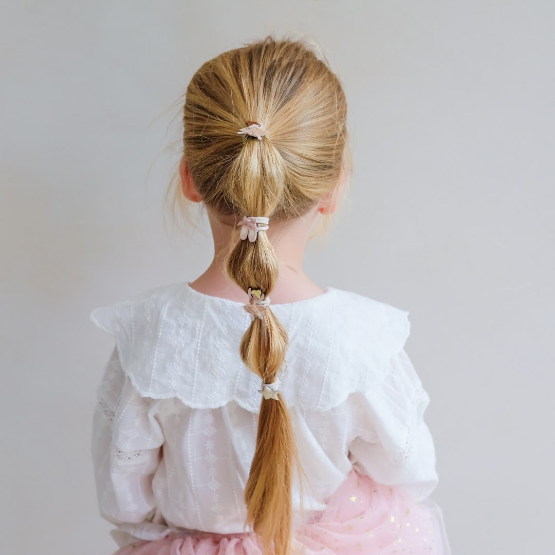 mimi & lula haarelastiekjes mini - ballerina - 8st