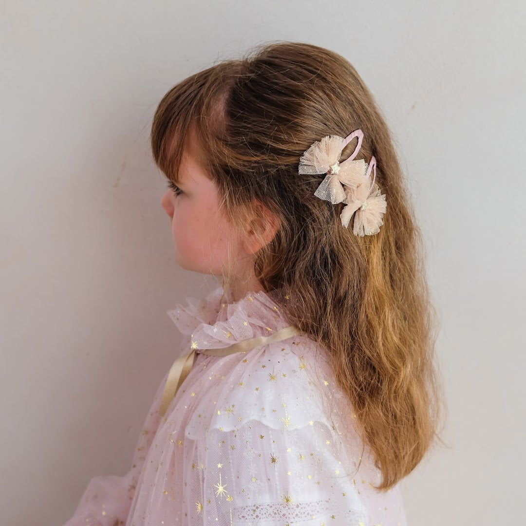 mimi & lula haarclipjes large tutu bow - 2st